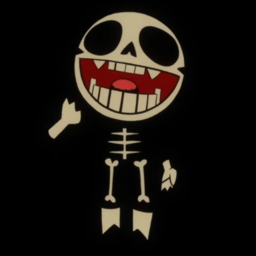 gorillaz produbtionsのガイコツかわいい